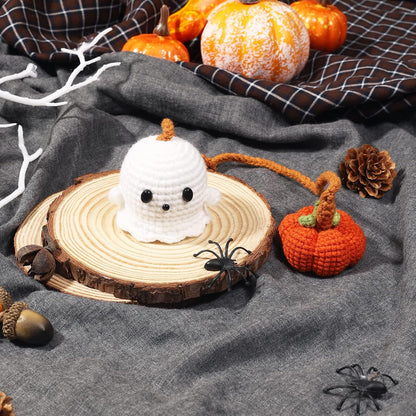 Crochet Ghost Mirror Charm